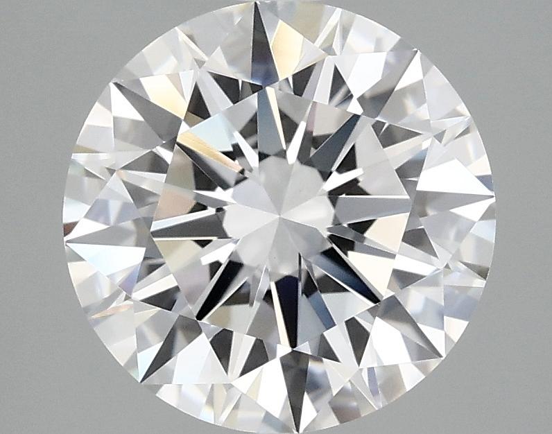 3.07 Carat Round Shaped Excellent Cut VVS2 IGI Certified Lab Grown Diamond