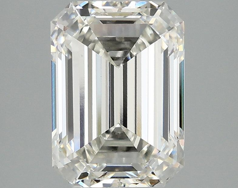 2.54 Carat Emerald Shaped Excellent Cut VVS2 IGI Certified Lab Grown Diamond