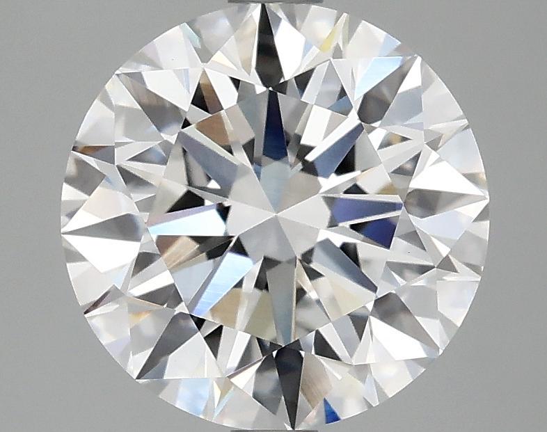 3.02 Carat Round Shaped Excellent Cut VVS2 IGI Certified Lab Grown Diamond