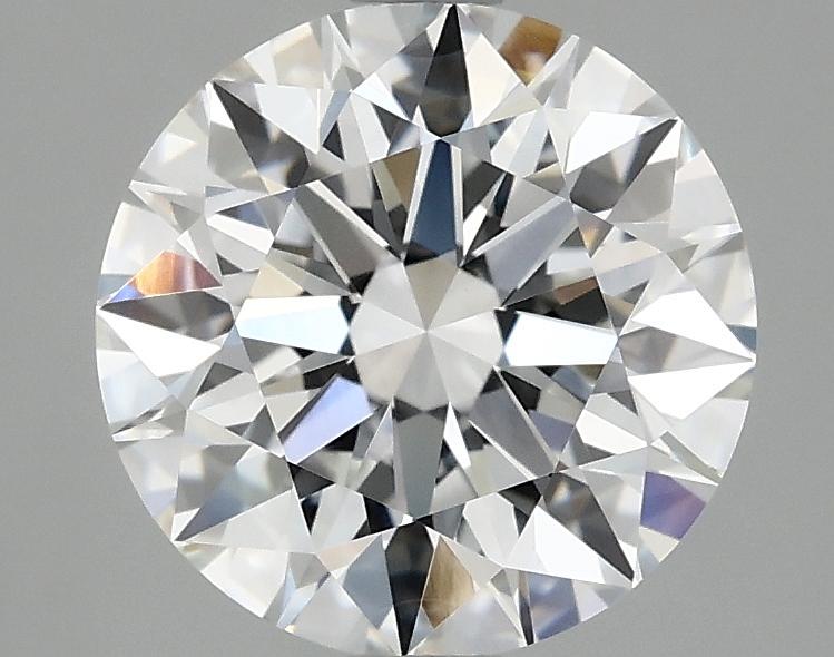 2.57 Carat Round Shaped Ideal Cut VVS2 IGI Certified Lab Grown Diamond