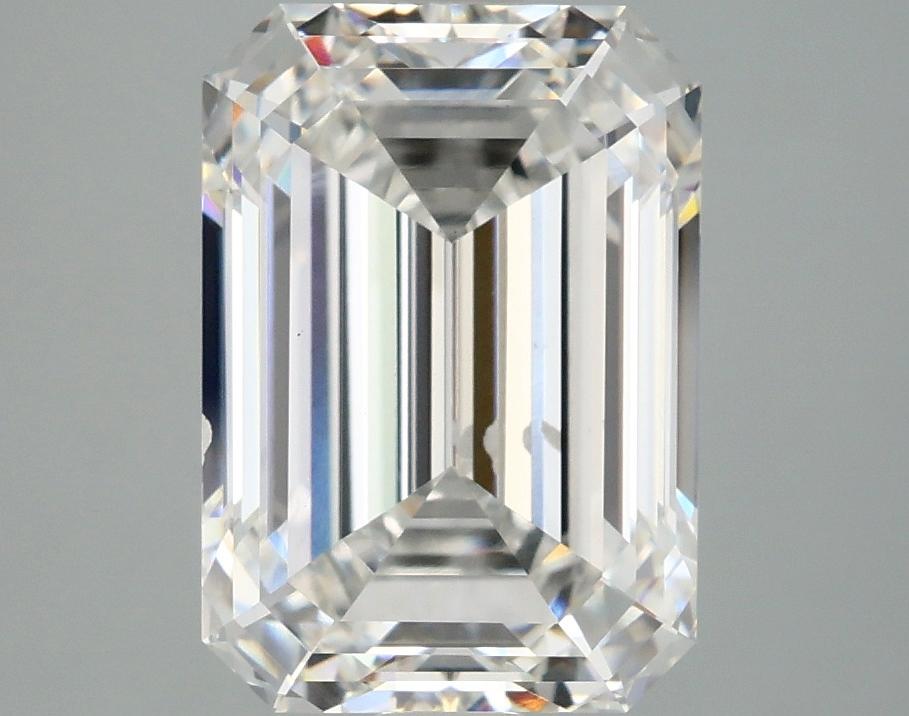 3.93 Carat Emerald Shaped Ideal Cut SI1 IGI Certified Lab Grown Diamond