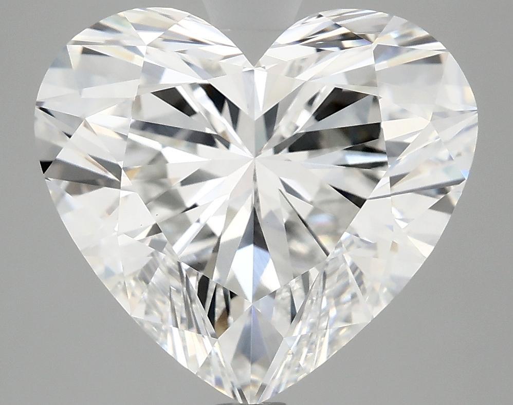 5.08 Carat Heart Shaped Ideal Cut VVS2 IGI Certified Lab Grown Diamond