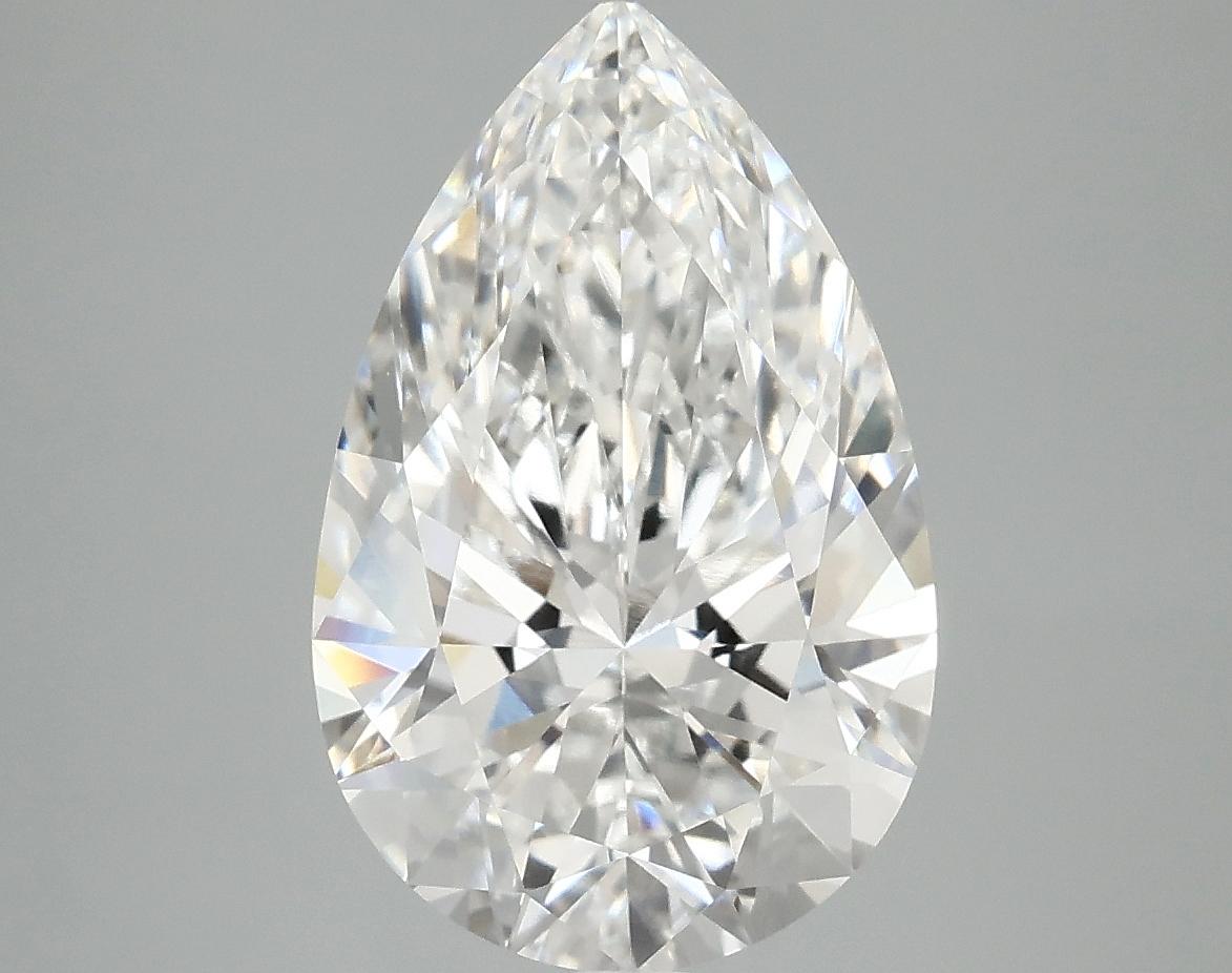 4.07 Carat Pear Shaped Ideal Cut VVS2 IGI Certified Lab Grown Diamond