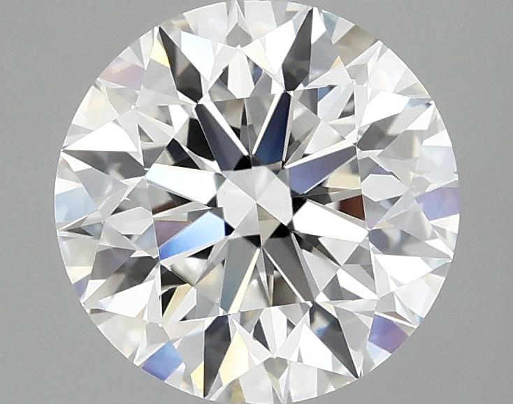 2.52 Carat Round Shaped Excellent Cut VVS2 IGI Certified Lab Grown Diamond