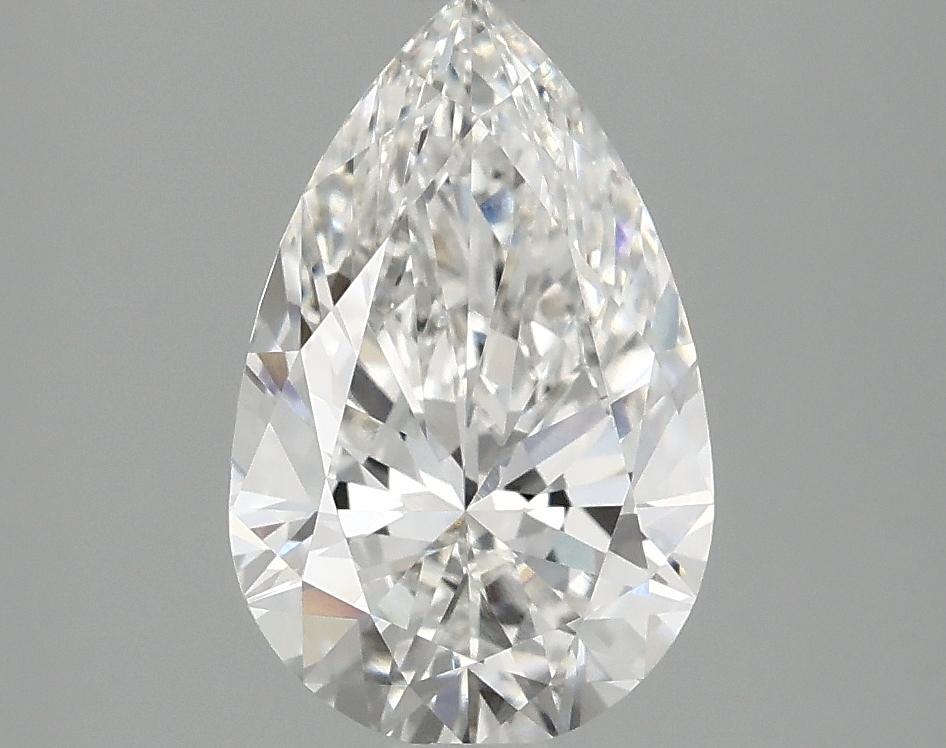 2.04 Carat Pear Shaped Ideal Cut VVS2 IGI Certified Lab Grown Diamond
