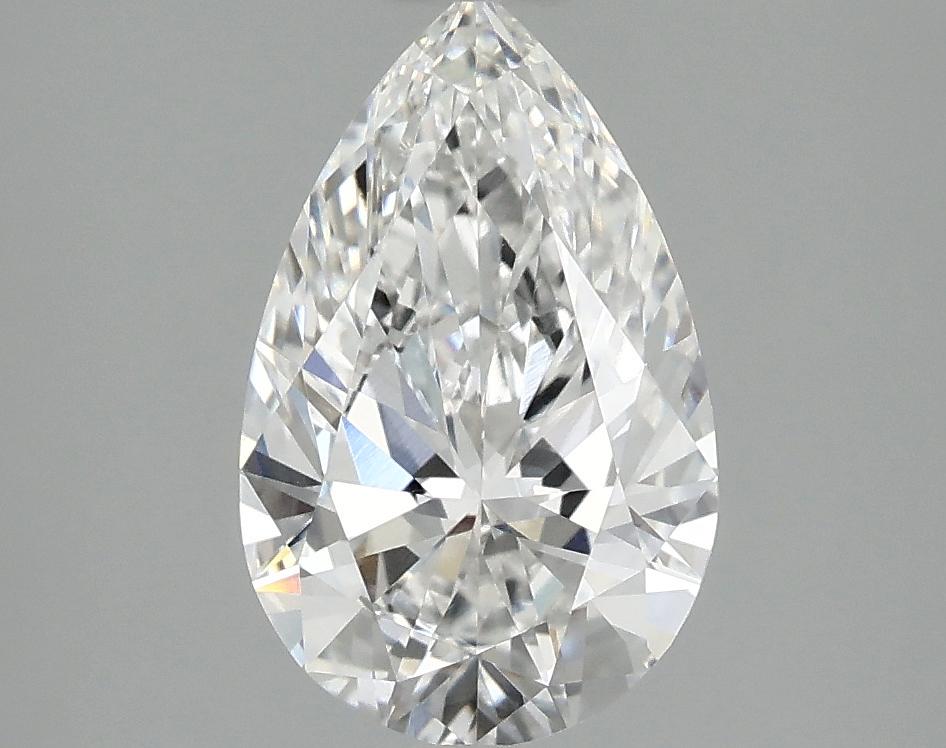 1.98 Carat Pear Shaped Ideal Cut VVS2 IGI Certified Lab Grown Diamond