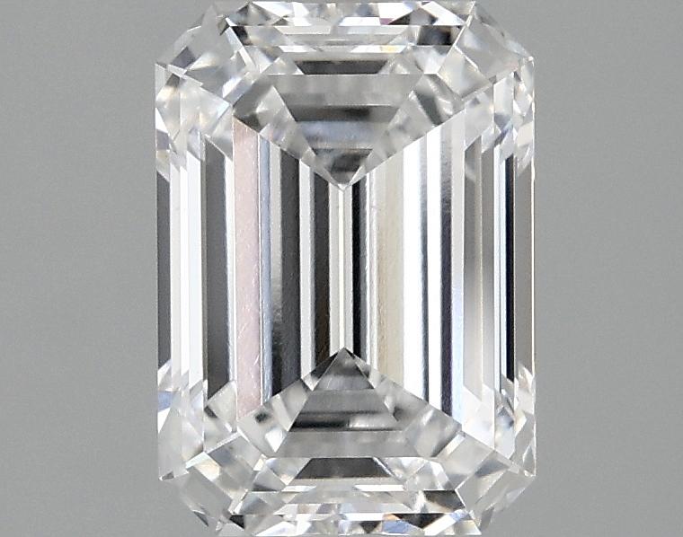 2.1 Carat Emerald Shaped Ideal Cut VVS2 IGI Certified Lab Grown Diamond
