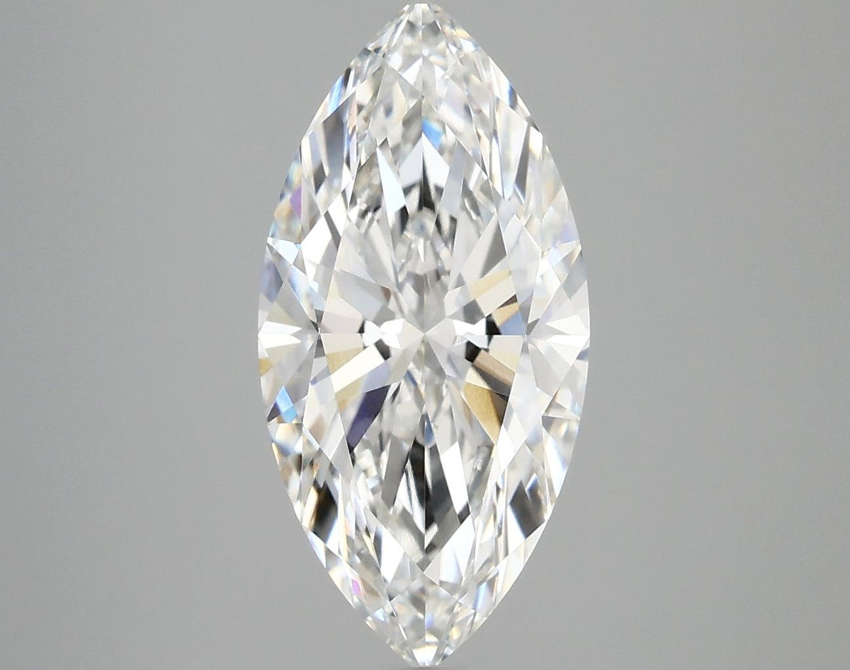 3.02 Carat Marquise Shaped Excellent Cut VVS2 IGI Certified Lab Grown Diamond