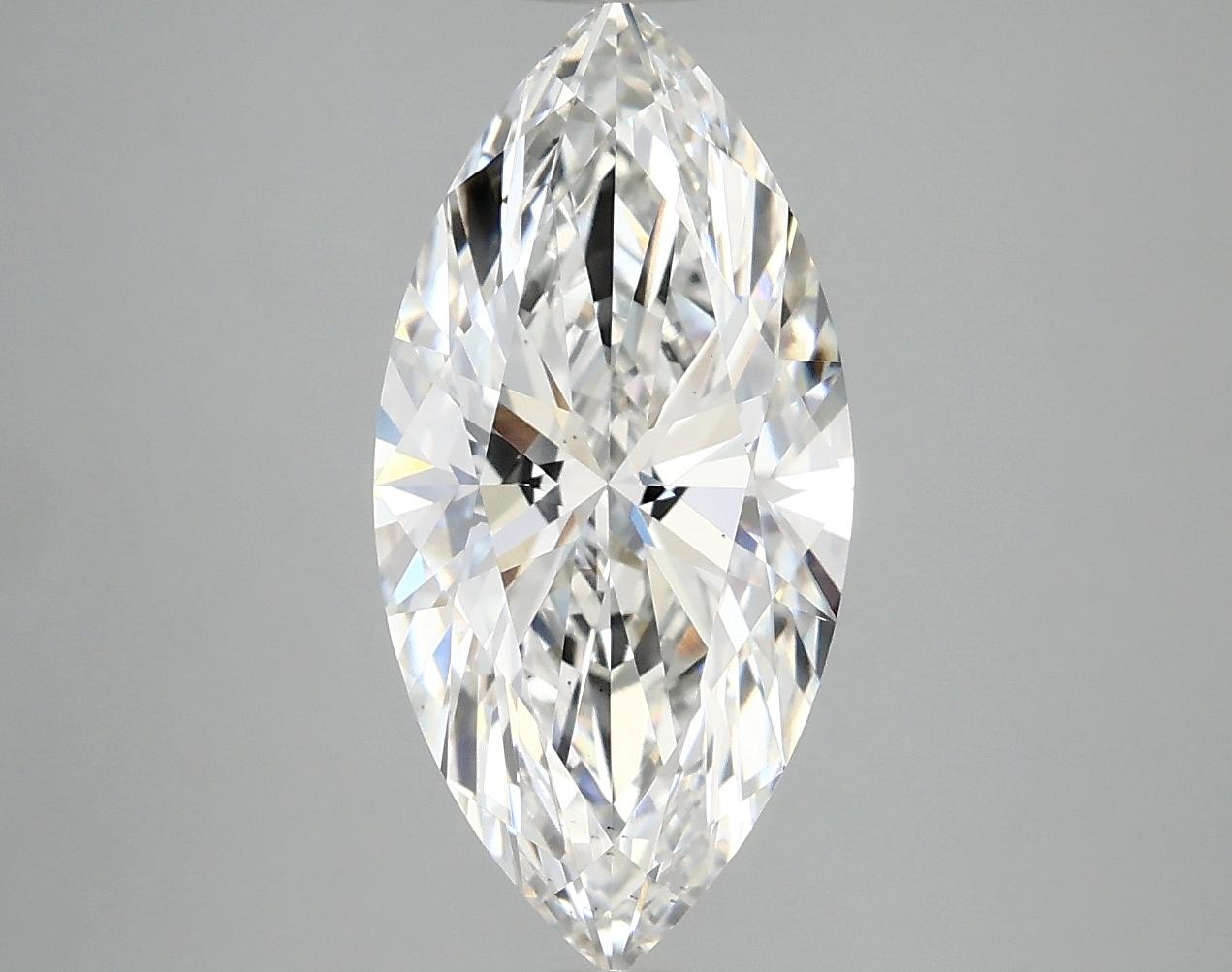 3.02 Carat Marquise Shaped Excellent Cut VS2 IGI Certified Lab Grown Diamond