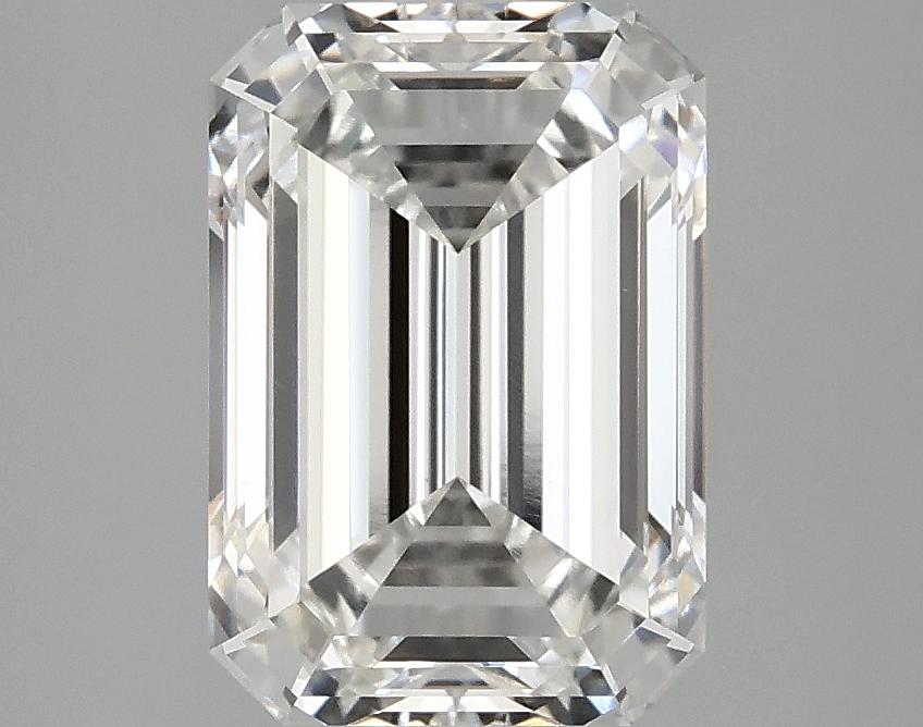 3.09 Carat Emerald Shaped Ideal Cut VVS2 IGI Certified Lab Grown Diamond
