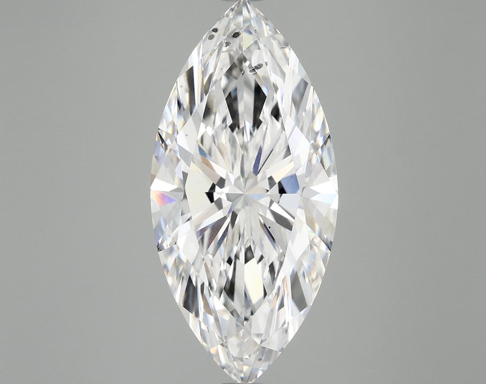 5.04 Carat Marquise Shaped Excellent Cut SI1 IGI Certified Lab Grown Diamond