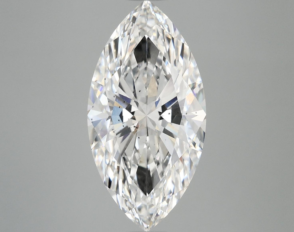 5.08 Carat Marquise Shaped Ideal Cut SI1 IGI Certified Lab Grown Diamond