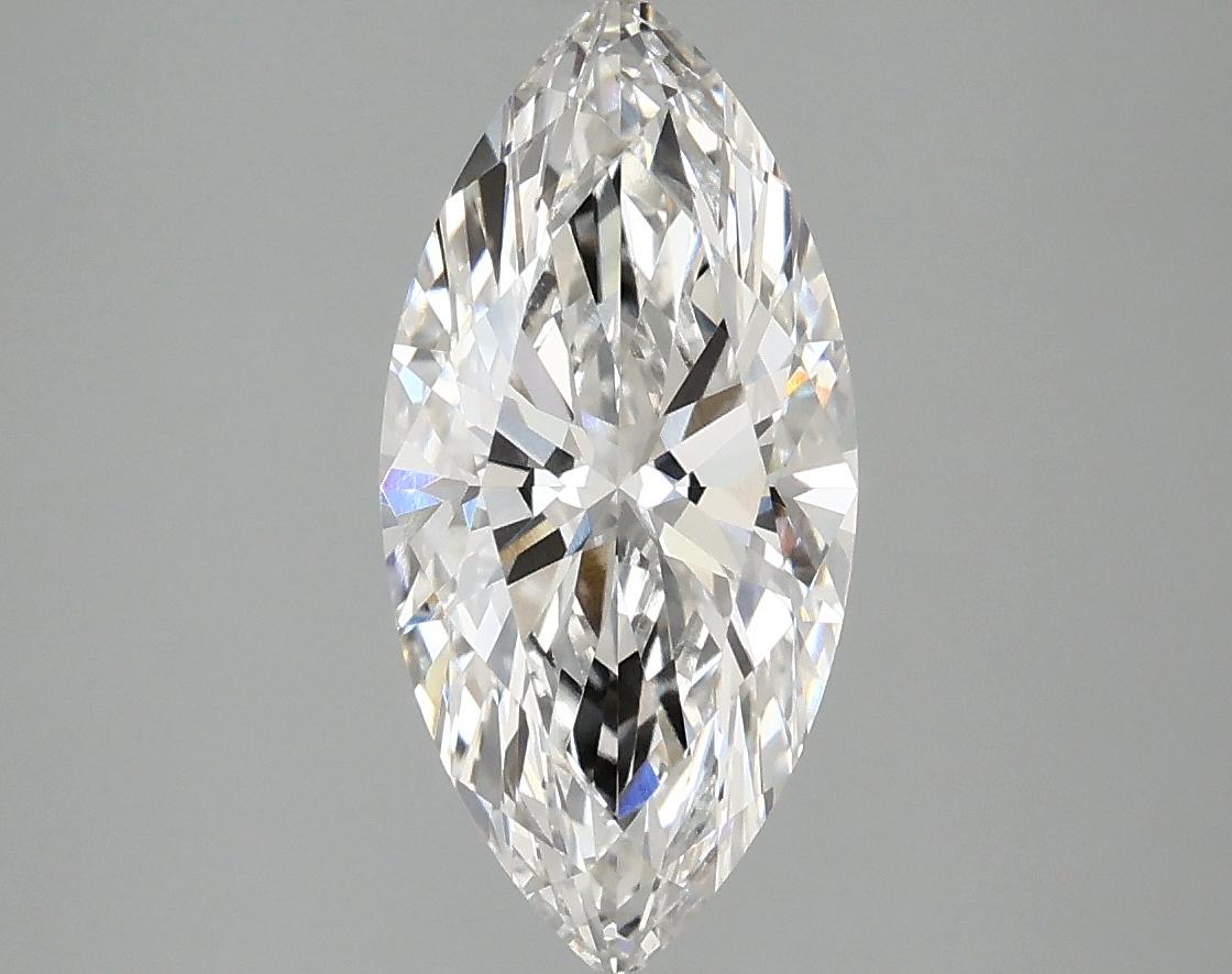 2.07 Carat Marquise Shaped Excellent Cut VVS2 IGI Certified Lab Grown Diamond