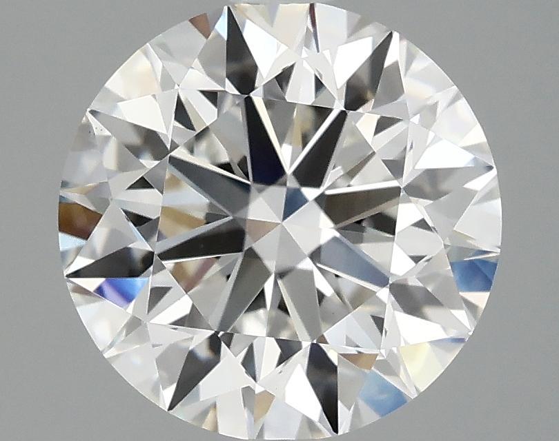 3.08 Carat Round Shaped Excellent Cut VVS2 IGI Certified Lab Grown Diamond