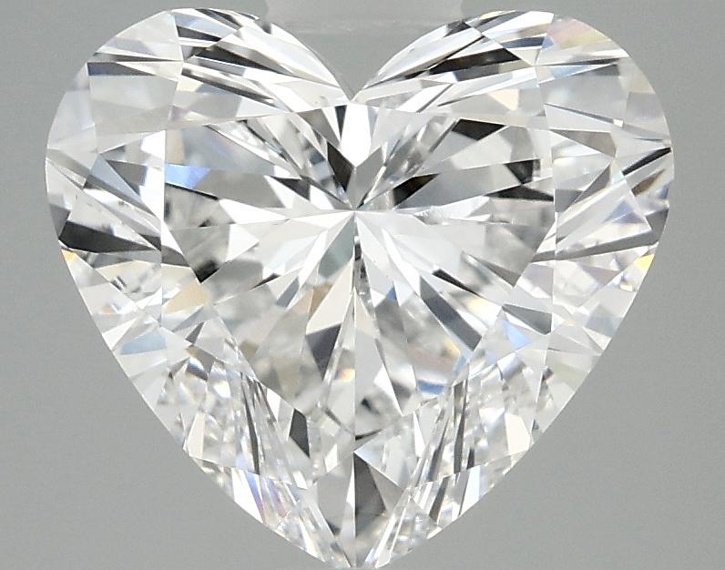 3.09 Carat Heart Shaped Ideal Cut VVS2 IGI Certified Lab Grown Diamond