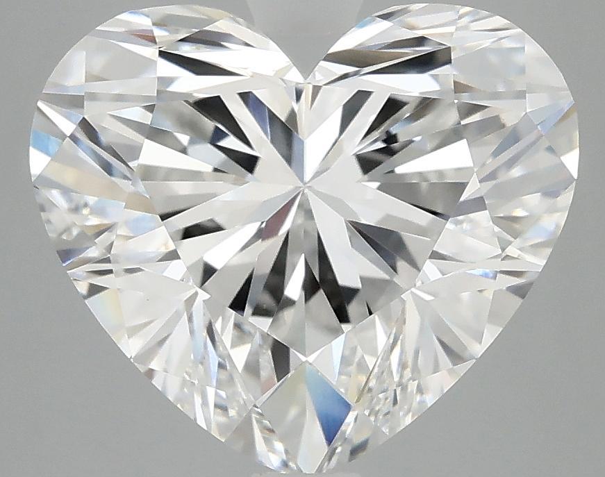 5.08 Carat Heart Shaped Ideal Cut VVS2 IGI Certified Lab Grown Diamond