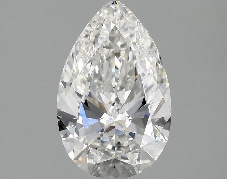 1.48 Carat Pear Shaped Ideal Cut VVS2 IGI Certified Lab Grown Diamond