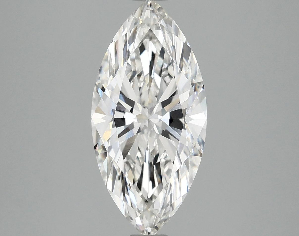 2.52 Carat Marquise Shaped Excellent Cut VVS2 IGI Certified Lab Grown Diamond