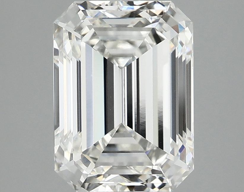 3.02 Carat Emerald Shaped Excellent Cut VVS2 IGI Certified Lab Grown Diamond