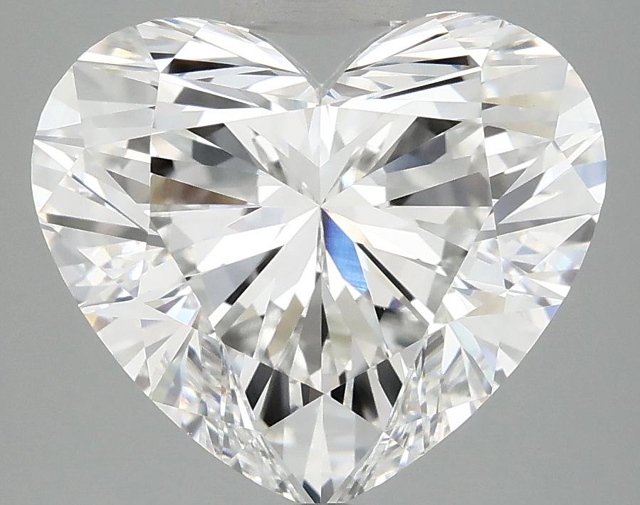 5.02 Carat Heart Shaped Ideal Cut VVS2 IGI Certified Lab Grown Diamond