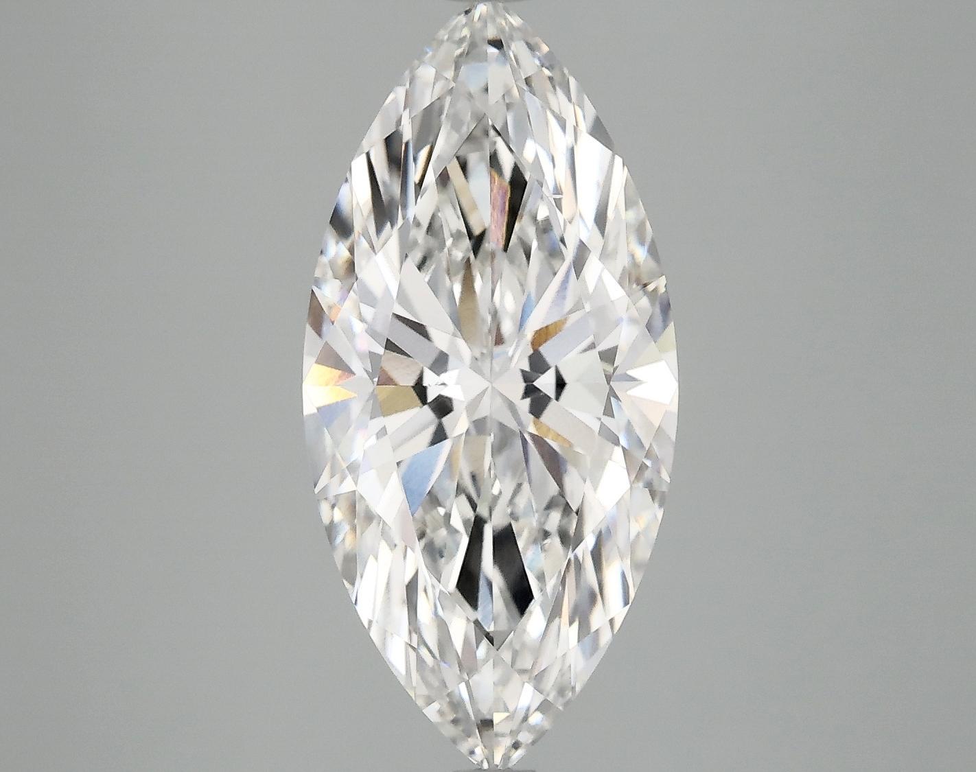 3.92 Carat Marquise Shaped Excellent Cut VS2 IGI Certified Lab Grown Diamond