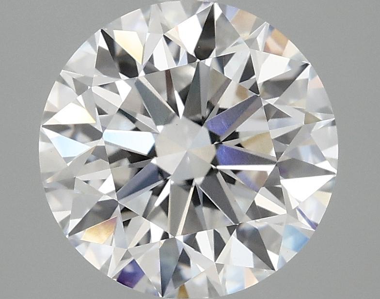 3.04 Carat Round Shaped Excellent Cut VVS2 IGI Certified Lab Grown Diamond
