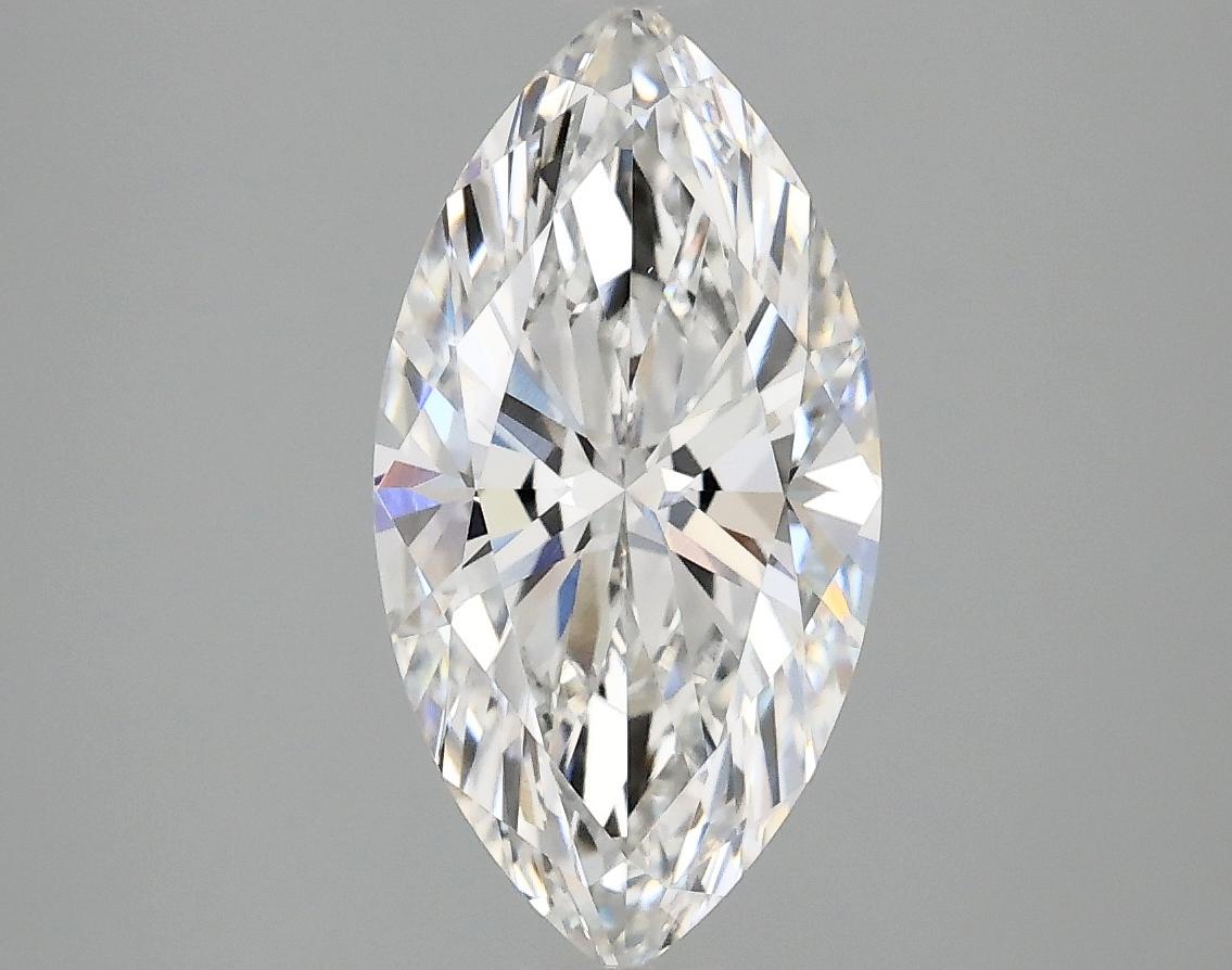 2.08 Carat Marquise Shaped Ideal Cut VVS2 IGI Certified Lab Grown Diamond