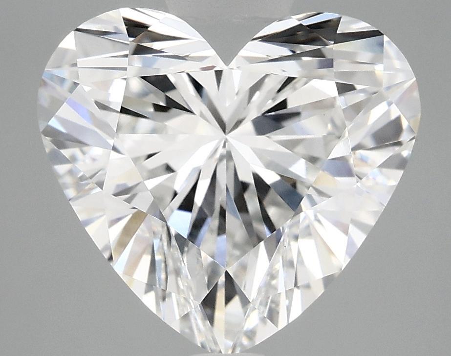 4.33 Carat Heart Shaped Ideal Cut VVS2 IGI Certified Lab Grown Diamond