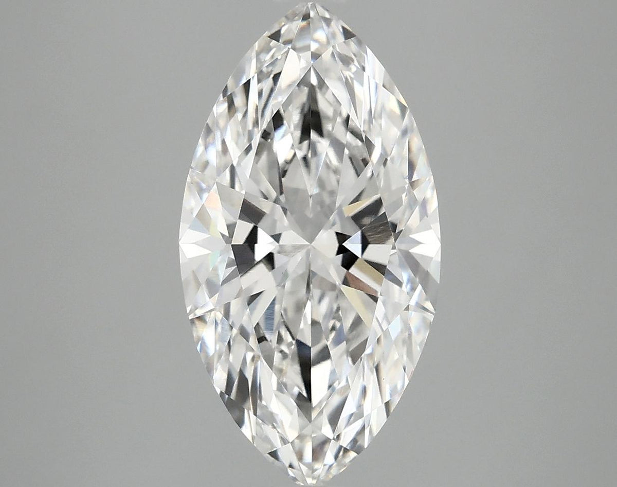 3.1 Carat Marquise Shaped Excellent Cut VVS2 IGI Certified Lab Grown Diamond