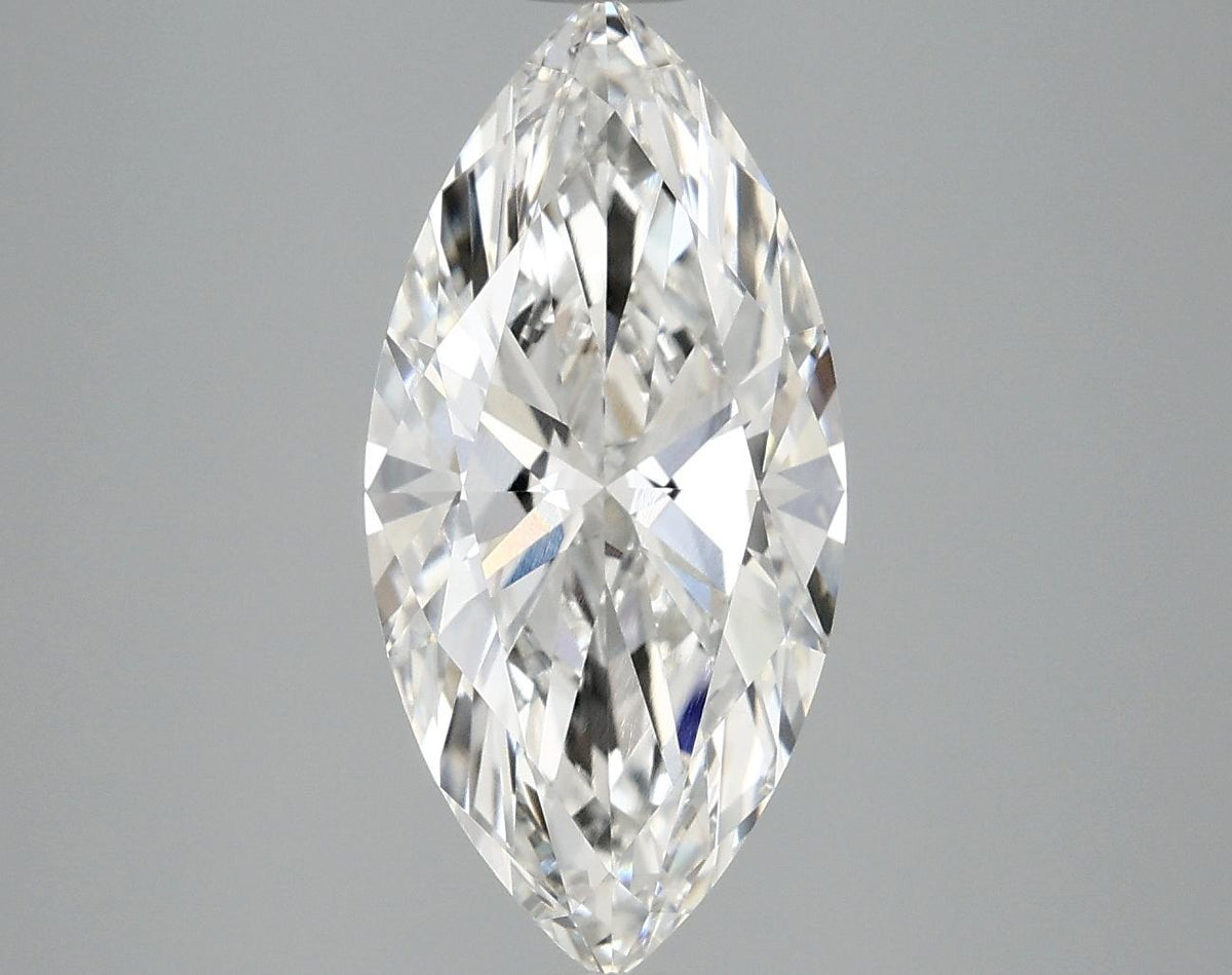 3.03 Carat Marquise Shaped Excellent Cut VVS2 IGI Certified Lab Grown Diamond