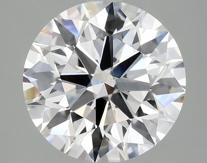 3.08 Carat Round Shaped Ideal Cut VVS2 IGI Certified Lab Grown Diamond