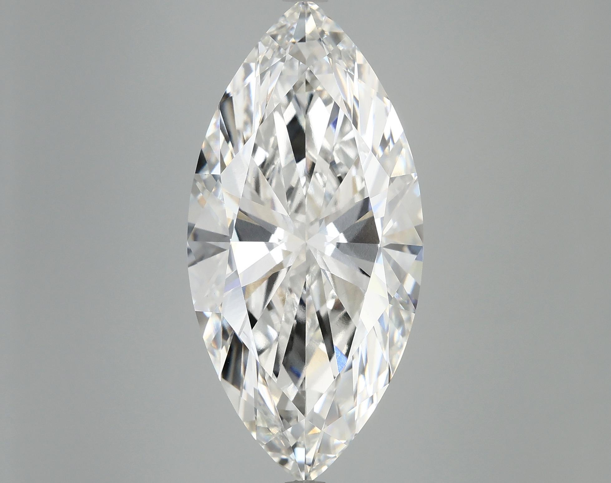 10.01 Carat Marquise Shaped Excellent Cut VVS2 IGI Certified Lab Grown Diamond