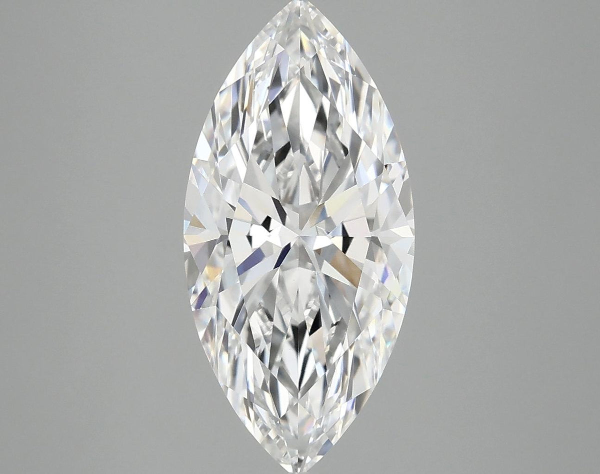 3.07 Carat Marquise Shaped Excellent Cut VVS2 IGI Certified Lab Grown Diamond
