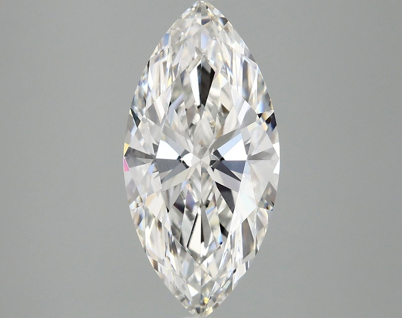 2.98 Carat Marquise Shaped Excellent Cut VS1 IGI Certified Lab Grown Diamond