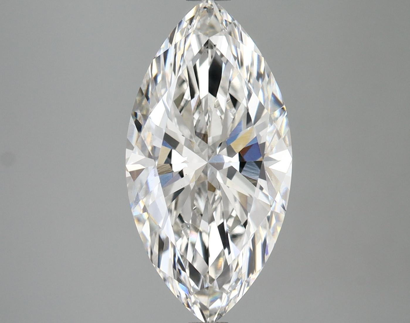 3.01 Carat Marquise Shaped Ideal Cut VS1 IGI Certified Lab Grown Diamond