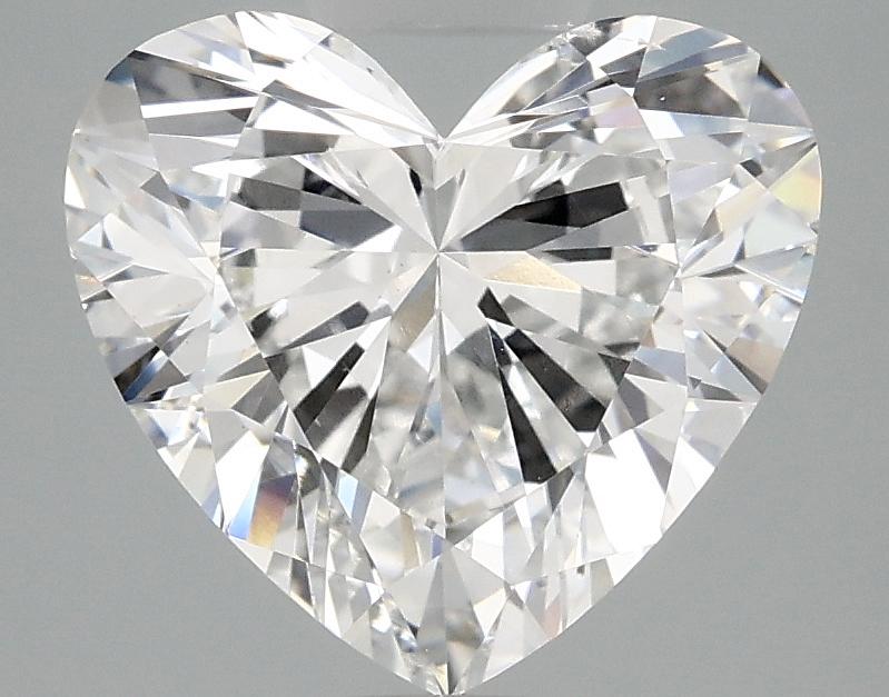 2.96 Carat Heart Shaped Ideal Cut VS2 IGI Certified Lab Grown Diamond