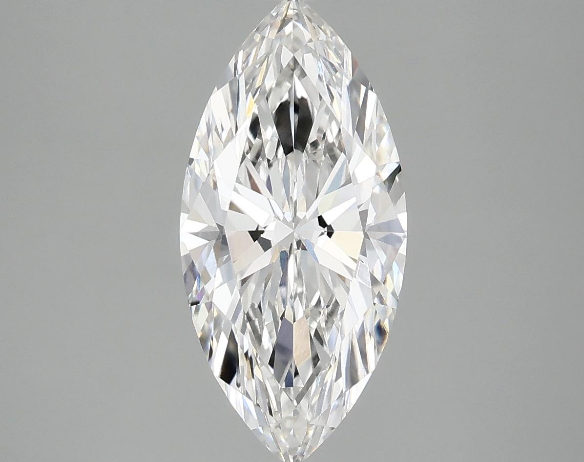 1.98 Carat Marquise Shaped Excellent Cut VVS1 IGI Certified Lab Grown Diamond