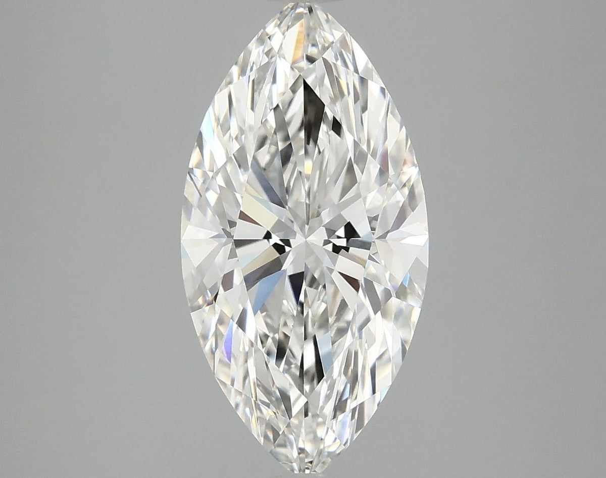 3.0 Carat Marquise Shaped Ideal Cut VVS2 IGI Certified Lab Grown Diamond
