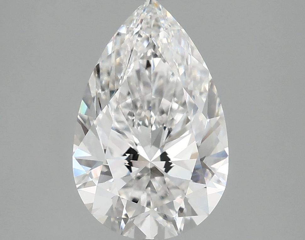 2.5 Carat Pear Shaped Ideal Cut VVS2 IGI Certified Lab Grown Diamond