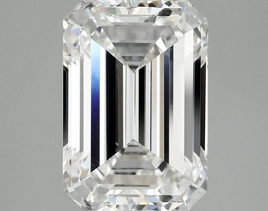 3.02 Carat Emerald Shaped Ideal Cut VVS2 IGI Certified Lab Grown Diamond