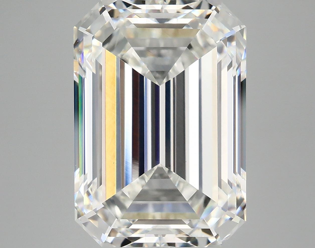10.25 Carat Emerald Shaped Ideal Cut VVS2 IGI Certified Lab Grown Diamond