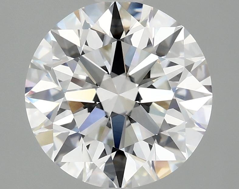 3.07 Carat Round Shaped Excellent Cut VVS2 IGI Certified Lab Grown Diamond