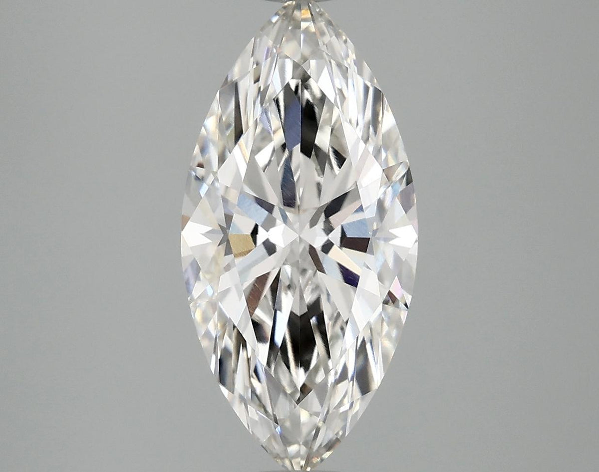 2.53 Carat Marquise Shaped Excellent Cut VVS2 IGI Certified Lab Grown Diamond