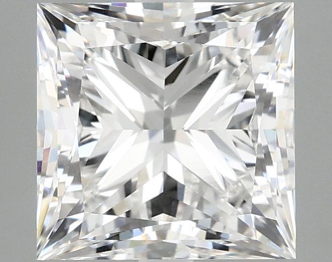 2.97 Carat Princess Shaped Ideal Cut VVS2 IGI Certified Lab Grown Diamond