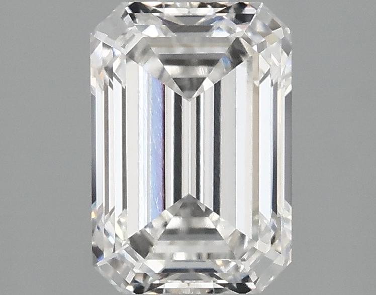 2.08 Carat Emerald Shaped Ideal Cut VVS2 IGI Certified Lab Grown Diamond