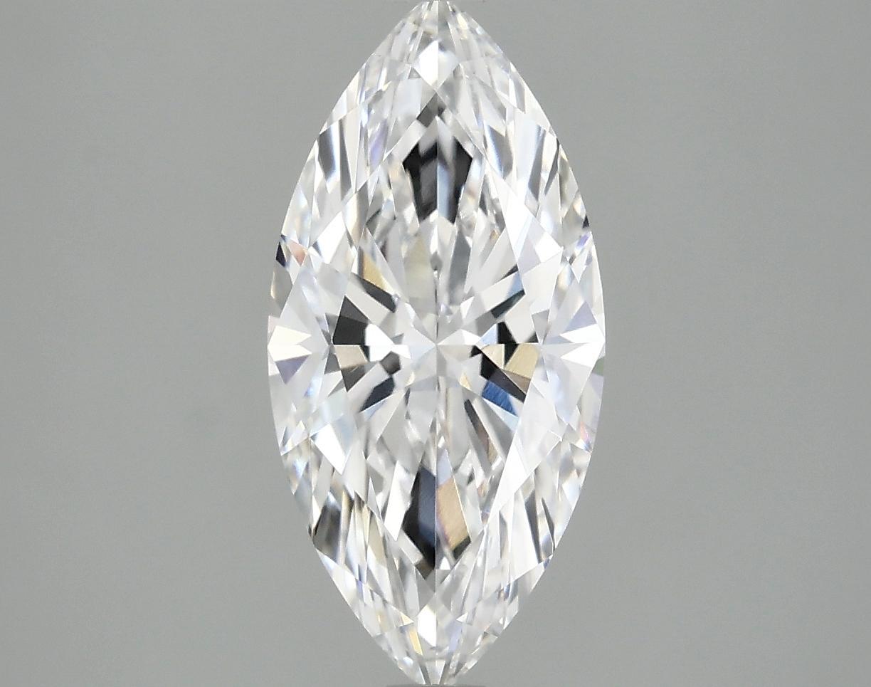 2.09 Carat Marquise Shaped Excellent Cut VVS2 IGI Certified Lab Grown Diamond