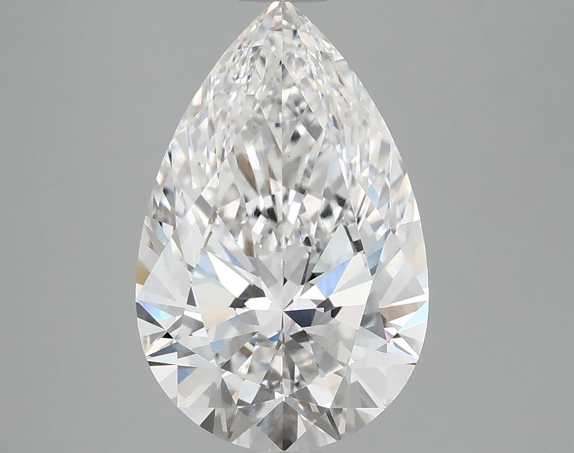 4.09 Carat Pear Shaped Ideal Cut VS1 IGI Certified Lab Grown Diamond