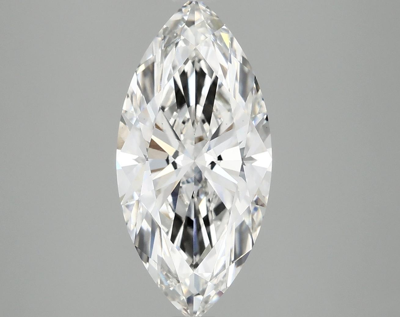 3.05 Carat Marquise Shaped Excellent Cut VS1 IGI Certified Lab Grown Diamond