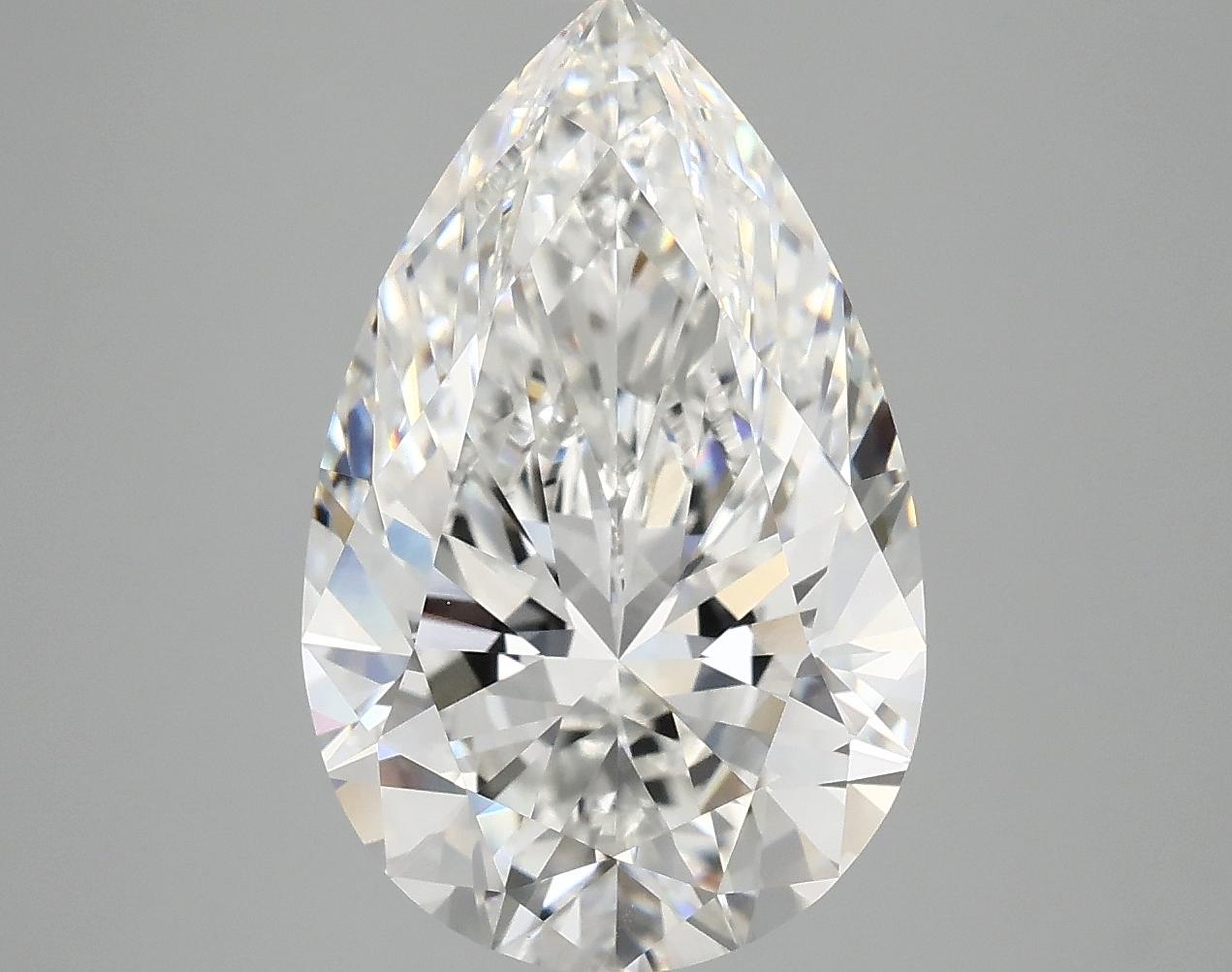 5.06 Carat Pear Shaped Ideal Cut VVS2 IGI Certified Lab Grown Diamond