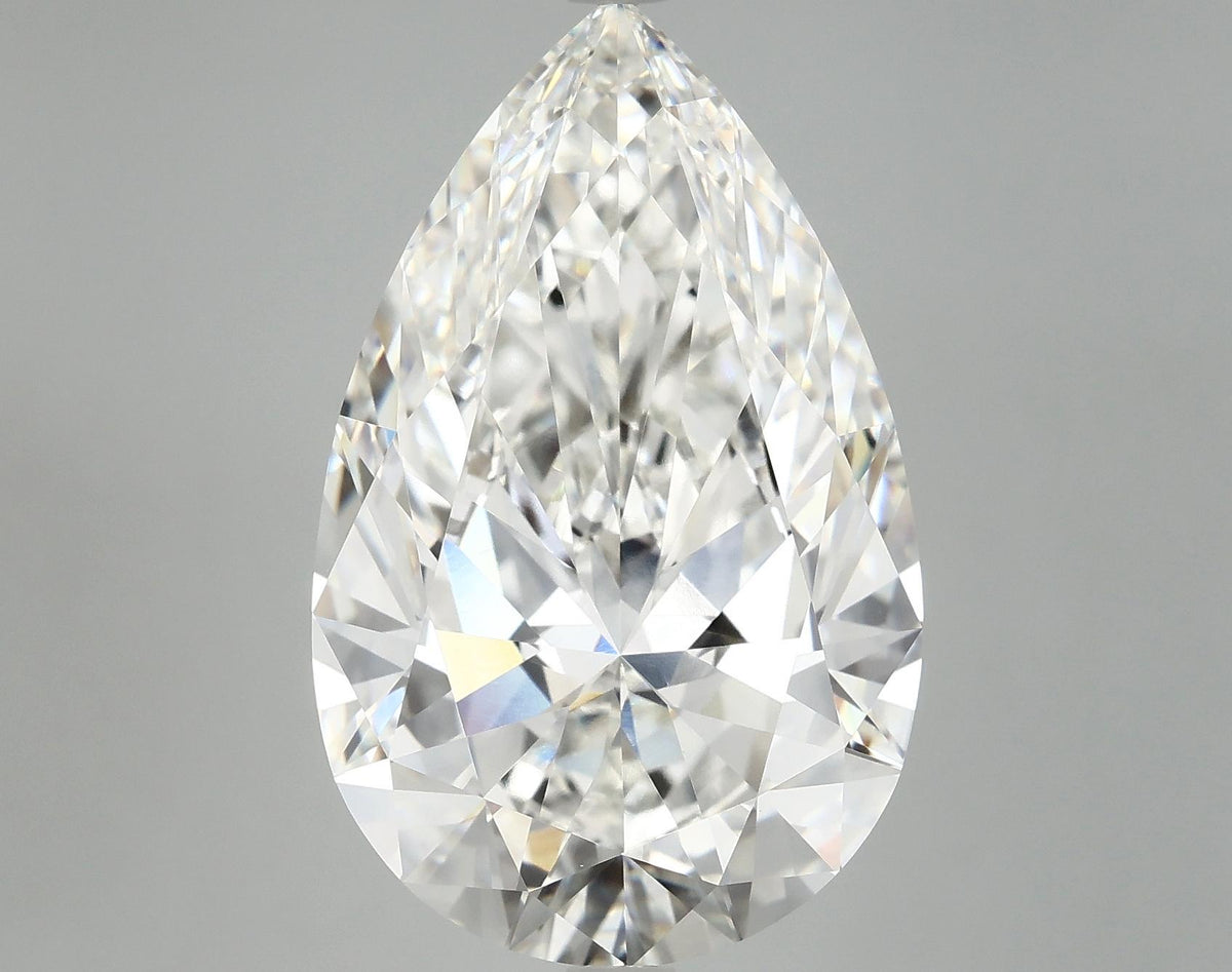 10.87 Carat Pear Shaped Ideal Cut VVS2 IGI Certified Lab Grown Diamond